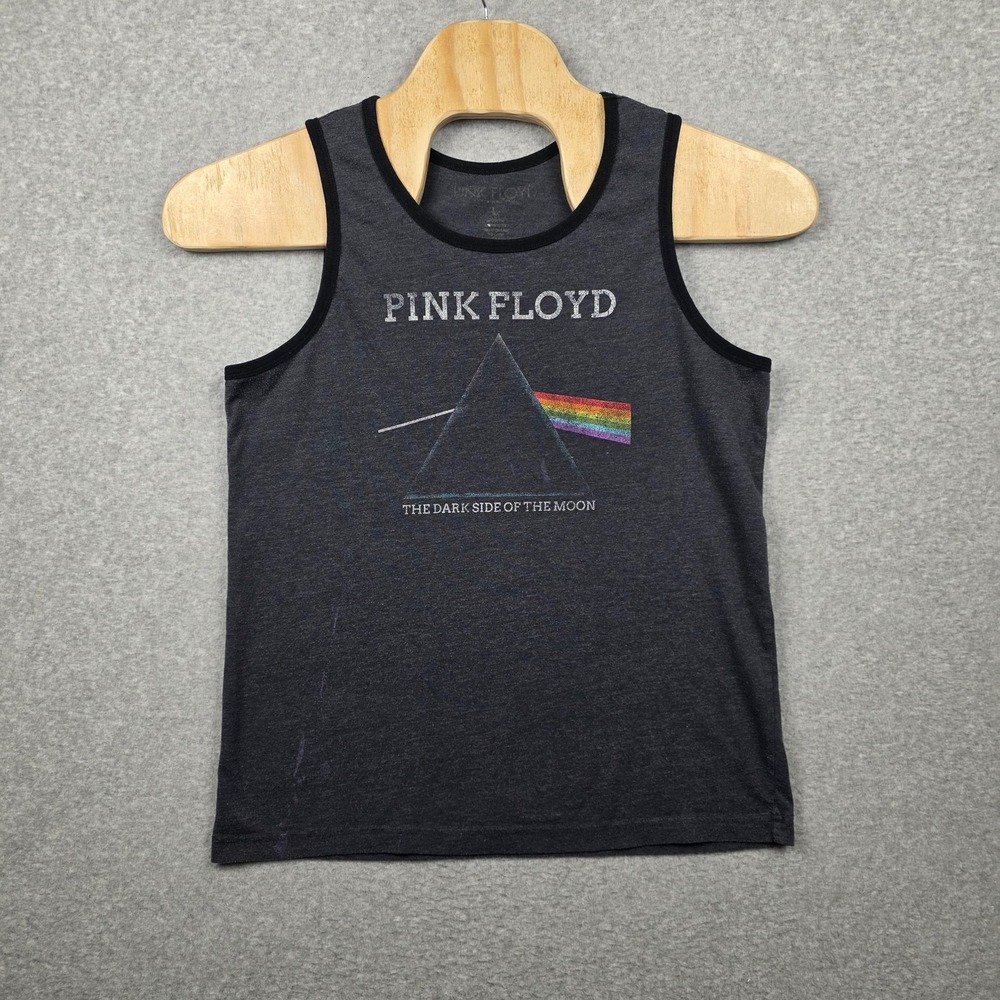 Pink Floyd‎ Tank Top Size Large Gray Dark Side Of The Moon Album Graphic
